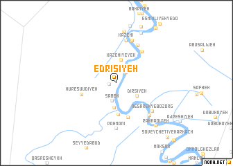 map of Edrīsīyeh