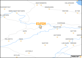 map of Edrom