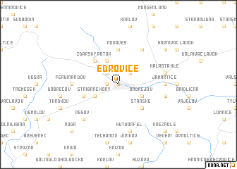 map of Edrovice