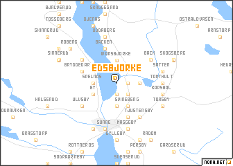 map of Edsbjörke