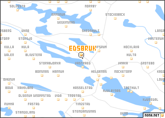 map of Edsbruk