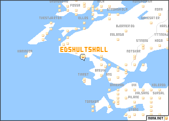 map of Edshultshall
