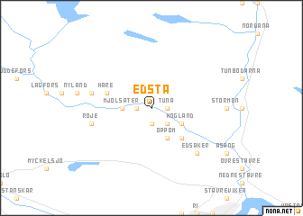 map of Edsta