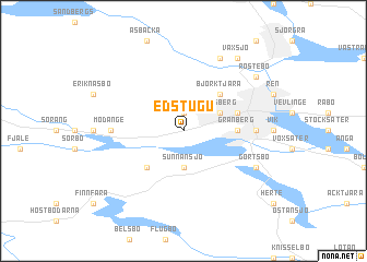 map of Edstugu