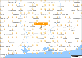 map of Eduakwa