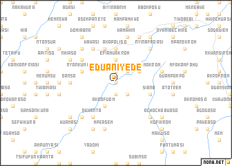 map of Eduaniyede