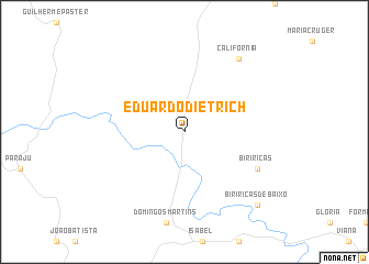 map of Eduardo Dietrich