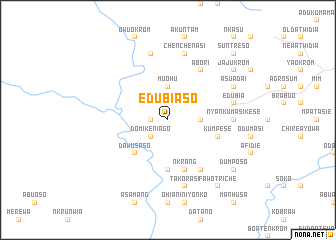 map of Edubiaso