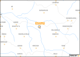 map of Edumu