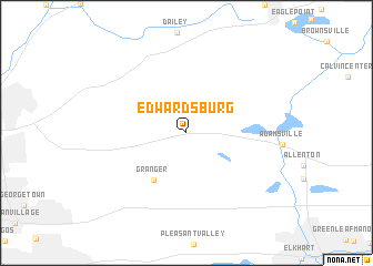 map of Edwardsburg