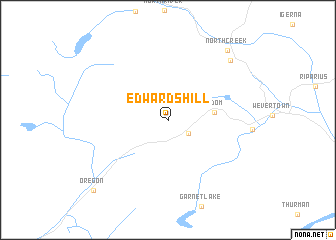 map of Edwards Hill