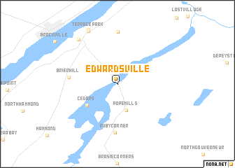 map of Edwardsville