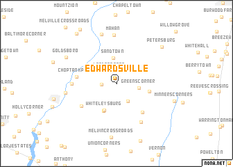 map of Edwardsville