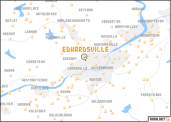 map of Edwardsville