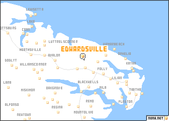 map of Edwardsville