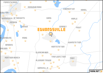 map of Edwardsville