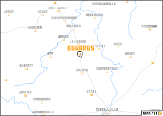 map of Edwards