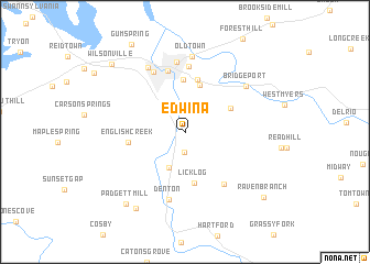 map of Edwina