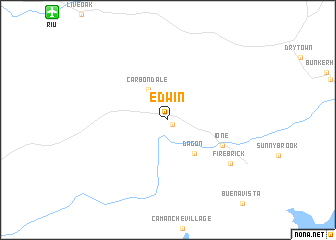 map of Edwin