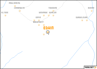 map of Edwin