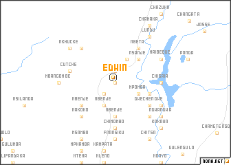 map of Edwin