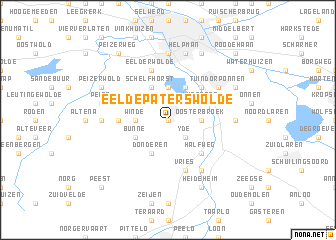 map of Eelde-Paterswolde