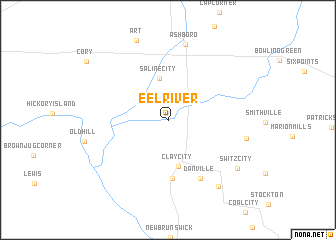 map of Eel River