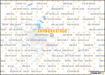 map of Eenbeek Einde