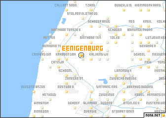 map of Eenigenburg