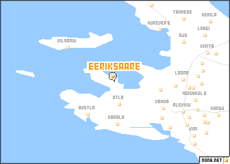 map of Eeriksaare