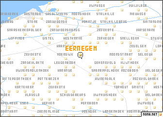 map of Eernegem