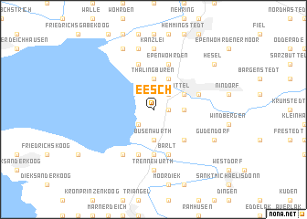 map of Eesch