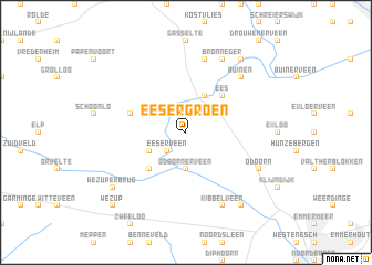 map of Eesergroen