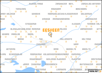 map of Eesveen