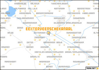 map of Eexterveenschekanaal