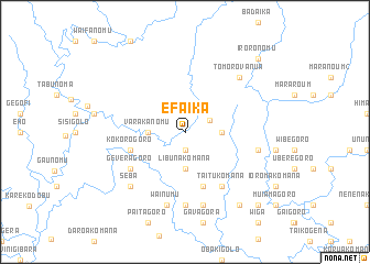 map of Efaika