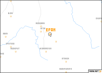 map of Efam