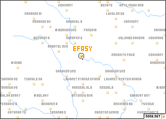 map of Efasy