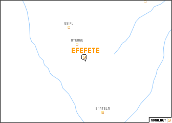 map of Efefete