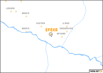 map of Efeka