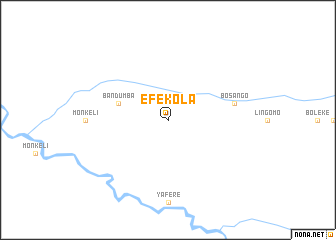 map of Efekola