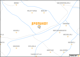 map of Efendiköy