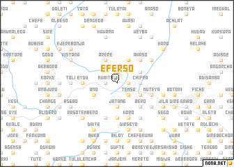 map of Ēfērso