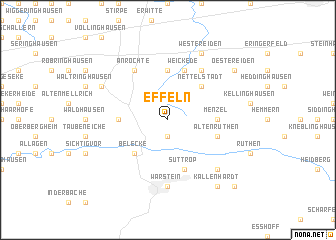 map of Effeln