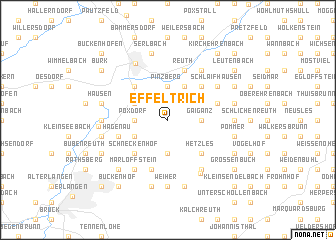 map of Effeltrich