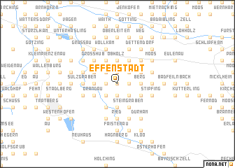 map of Effenstädt