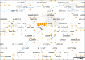 map of Effen