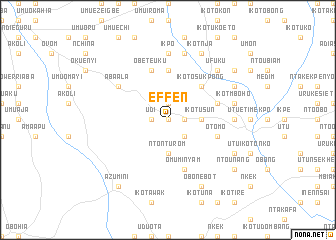 map of Effen