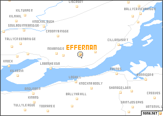 map of Effernan