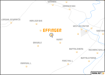 map of Effinger